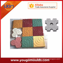 Different designs plastic concrete moulds for paving stones